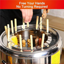 Portable Charcoal BBQ Grill Hanging Stove Barrel Easy to Carry for Outdoor Camping Patio Picnic Cooking(Large)