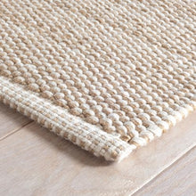 Dash & Albert Pebble Natural Solid Handwoven Rug, 6'x9'