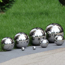 LXLIGHTS RT-OSXE Reflective Garden Gazing Balls, Indoor Outdoor Garden Decoration Crafts Ornaments Hollow Stainless Steel Ball, 1.5mm Seamless Hollow Polished Reflection Globe, 20 Sizes