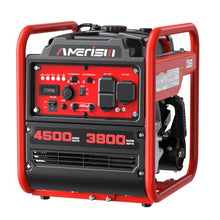 AMERISUN 4500W Open Frame Gas Inverter Generator, CO Alert, 30A RV Outlet