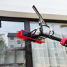 Cleaning Brush Window Solar Panel Cleaning Tool Photovoltaic Panel Cleaning Brush Hydraulic Pole Kit with Scraper Telescopic Brush