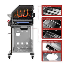 Royal Gourmet GA5403C 5-Burner Propane Gas Grill with Side Burner, Coffee