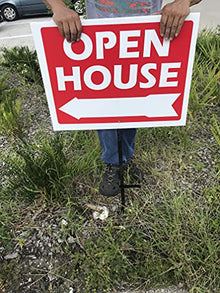 Yard Signs 20 Pack T-Bar Sign Stakes 42, Made in USA, Heavy Duty Metal Stake 42 Tall, Use with Signs 18x24 Inch or 24x36 Inch, T-Bar Stake, Signs are Not Included, (20TBarStake)