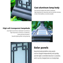Dntum Retro Lantern Outdoor Waterproof Lawn Lamp, Community Glass Lamp Street Lamp Victorian Outdoor Waterproof Floor Lamp Column Lamp Villa Park Lamp E27 Street Lamp,A,Wiring Type,A-Solar