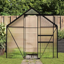 DINDING Greenhouse Anthracite Aluminum Polycarbonate in Professional Modern Crystal Clear Walk in Structure with Adjustable Height for Professional Garden Projects