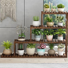 Plant Stand Indoor And Outdoor Wooden Plant Shelf Multi Plant Ladder Frame Is Used For Terrace Living Room Corner Balcony And Garden Multifunctional Flower Pot Stand Vintage Flower Display Rack