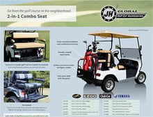 3G 2 in 1 Combo Buff Seat Kit for Club Car DS Golf Carts 1982+