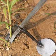 Heavy-Duty Root Puller Tool with Long Handle, Stand-Up Weed Remover for Corn Stalks/Tobacco/Cotton Roots, Effortless Labor-Saving Farmland Plant Extractor