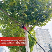 SGYYOFDP Garden Cordless High Branch Saw Lithium Battery Cordless Electric Telescope Long Pole Chainsaw with Extension Rod