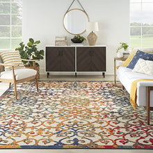 Nourison Aloha Indoor/Outdoor Multicolor Area Rug 10' x 14'