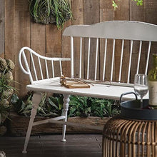 saditesdk Park Benches Nordic Outdoor Wrought Iron Tables and Chairs Balcony Garden Chairs White Bench Backrest Sofa Chairs Garden Courtyard Leisure Chairs Outdoor Benche