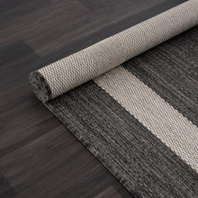 CAMILSON Outdoor Rug 10x14, Large Modern Outside Rugs for Patios Porches Waterproof Durable Washable Non-Shedding, Easy-to-Clean Indoor Outdoor Area Carpet (10 x 14, Bordered - Dark Gray/Light Gray)