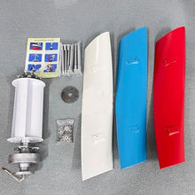CHRISK Vertical Wind Generator 5000W Inner Air Duct Small Free Energy Wind Turbine Power Permanent Maglev with MPPT Controller,12v