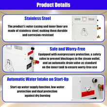Pvxa 3KW/4KW/6KW/7KW/8KW/9KW/15KW 220V-240V Steam Showers Sauna Steam Generator, Stainless Steel Steam Shower Generator, for Home Spa Bathroom 220V-21KW