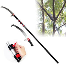 Telescopic Pole Saws Tree Pruners, Tree Trimmer with Adjustable Pole (18FT/24FT), Tree Pruner Pole Saw Manual Extendable Long Tree Pruner Extendable, Pole Pruning Saw,5.4m/18FT