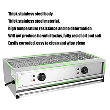 Dntum Portable Smokeless Barbecue Stove, Electric Stainless Steel Barbecue Grill, Multi-Function Electric Grills, Commercial Smoke-Free Electric Barbecue,A,C