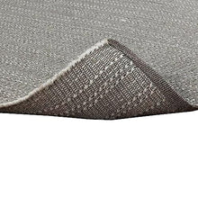 Benzara Handwoven Classic Textured Patio Leah Area Rug 8x10 Gray