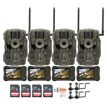 Stealth Cam 36MP Fusion Max Cellular Trail Camera Bundle with Accessories (4-Pack)