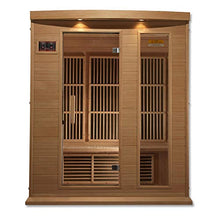 DYNAMIC SAUNAS Maxxus 3 Person Low EMF FAR Infrared Carbon Sauna Natural Finish