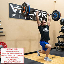 Valor Fitness BPP-280B 280 lb Bumper Plate Set Black