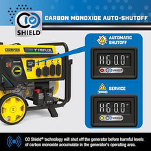 Champion 12,500-Watt Electric Start Tri Fuel Home Backup Portable Generator