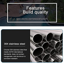 MSHOSAC Pool Handrail Swimming Pool Handrails for Inground Pool, 1Pcs 304 Stainless Steel Pool Railing Handrails Easy to Install,Full Set Accessories (Thickness: 1.0mm)