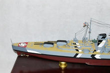 Squadron Nostalgia LLC Bismark WWII German Battleship 36-Inch Mahogany Model