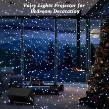 Firefly Star Lights Projector, Waterproof Christmas Snowfall Projector Lamp, Adjustable Mobile Firefly Light with Remote Control&Timer Shutdown, Angle Throwing Distance 5-20m&Area 161-2152ft².