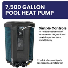 Blue Torrent Pumps ComforTemp Heat Pump 7,500 Gallon Pool 32,000 BTU Blue & Black
