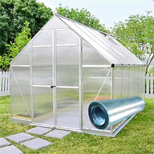 LFFH Polycarbonate Roofing Sheet, 1mm Glassfiber Panel Rainproof Daylighting Panels Clear Roofing Panels for Greenhouse Greenhouse (Color : Clear, Size : 1x20M)