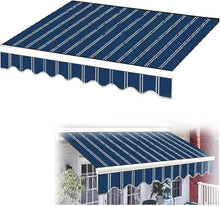 GJZDPMY Retractable Patio Umbrella Canopy Waterproof Polyester Replacement Fabric for Outdoor Awning Door Window Shade Sunshade Cover for Patio Umbrella No Frame Included