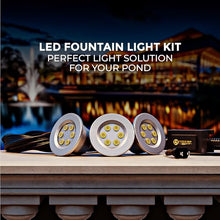 SUPERIOR POND Fountain Light Kit 3X LED 6-Watt with 100 Foot Cord