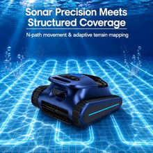 Nepturox Cordless Robotic Pool Vacuum for Inground Pools, Auto Path Mapping