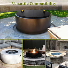 FEBTECH - 42" Round Fire Pit Lid - Heat Resistant Fire Pit Cover Lid