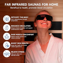 RESTISLAND Full Spectrum Infrared Sauna with Red Light Therapy, 1 Person