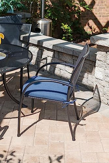 KETTLER Pilano Wrought Iron Mesh Arm Chair - Set of 4