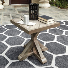 Signature Design by Ashley Beachcroft Indoor & Outdoor Square End Table, Beige