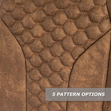 MODZ® FS2 Custom Golf Cart Front Seat for Yamaha Drive2 - [2017-Up] - Brown Base - Double Diamond Pattern