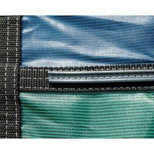 YARD GUARD 16'x32' Blue Mesh Inground Safety Pool Cover with Center End Steps