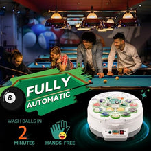 Newhai Electric Billiard Ball Cleaner Aluminum Pool Ball Cleaning Machine 16/22 Balls British and American Dual Use 110V
