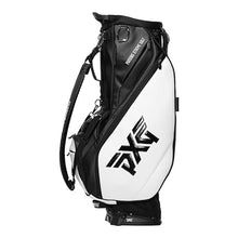 PXG Hybrid Golf Carry Bag with Stand, 4-Point Single Carry Straps - Black/White