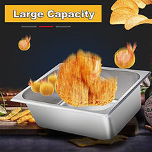 Large Capacity Gas Fryer With Removable Baskets And Lid 20L/30L Free Standing Temperature Control Adjustable Firepower Stainless Steel,(Lpg)
