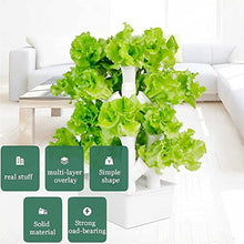BEESOM Hydroponics Tower, Hydroponics Growing System for Indoor Herbs,Fruits and Vegetables,16/24/32 Pots Garden Hydroponic Growing Kit, Vertical Growing System Gift for Gardening Lover,24Holes