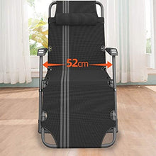 Folding lounge chair Heavy Duty Garden Furniture Sets Sun Lounger，Camping Garden Chairs Folding Sun Lounge Chair Recliner Chair for Garden, Balcony, Deck