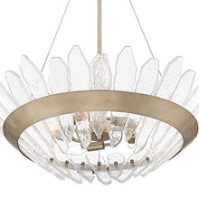 Stiffel Hartford Gray Iron Pendant Chandelier Clear