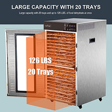 NutriChef Commercial Electric Food Dehydrator Stainless Steel