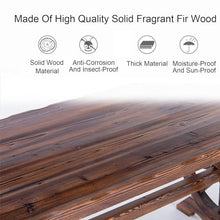 WXXSHGDW Outdoor Bench Wooden Wheel Bench, 2-3 Person Garden Benche Wagon Solid Wood Seat, Patio Bench Weather Resistance for Yard Lawn Entryway Deck (Size : 118cm/46in)