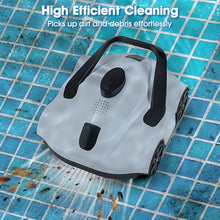 Robotic Pool Cleaners Advanced Cordless Robotic Pool Cleaner with 130-Minute Runtime | Self-Parking Technology | for Above-Ground Pools Up to 860 Sq Ft