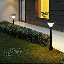 Lights Outdoor Black Aluminum Glass Lampshade Lawn Lamp Outdoor Antirust Pillar Lamp Garden Floor Lamp E27 Villa External Waterproof Street Light Patio Stake Light Height: 96cm Stadium