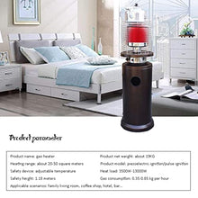 Patio Gas Heater Outdoor Heaters for Home Fast Heating Radiator Low Energy Efficient Freestanding Bullet Style Stainless Steel Safety Cage Casing- (10-80 Square Meters) 120 cm (47 inches) (120 cm (47